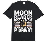 Moon Reader Book Mom Reading Beyond Midnight Comfort Colors Adult Heavyweight T-Shirt