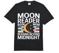 Moon Reader Book Mom Reading Beyond Midnight Comfort Colors Adult Heavyweight T-Shirt