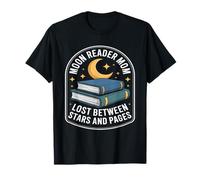 Moon Reader Mamá Perdido Entre Estrellas Y Páginas Camiseta