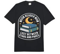 Moon Reader Mamá Perdido Entre Estrellas Y Páginas Comfort Colors Adult Heavyweight T-Shirt