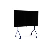 Pedestal Moon Rollin' | Soporte TV Giratorio | Soporte Pie TV de Diseño Danés | Mueble Television de Moda (Azul)