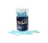 MOON Rollo de cono de papel Coni pre-rollati 1 1/4 75 fogli Classic Slow Burn Carta di polpa di legno non sbiancata Carta di preparazione Fornita con beccuccio e tubo di imballaggio
