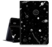 Moon Space Nebula - Funda para iPad de 9ª/8ª/7ª generación de 10.2 pulgadas versión 2021/2020/2019, funda plegable de piel sintética a prueba de golpes con función de apagado y encendido automático