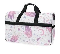Moon Stars Magical Boho - Bolsa de viaje para hombres, mujeres, niños, niñas, adolescentes, bolsa de gimnasio deportiva de gran tamaño con compartimento para zapatos, bolsa de entrenamiento durante la