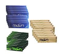 MOON Supreme Papel de liar de combustión lenta ultrafino tamaño King 32 hojas/30 hojas 960 hojas cada uno 3 estilos Supreme