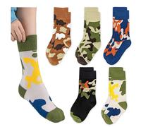 Moon Under the Bridge Multipack de calcetines tobilleros de algodón para niño - 5 pares Camuflaje 3-5 años