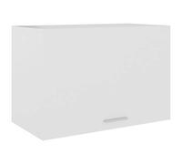 MOONAIRY Armario Colgante de Cocina, Vitrina Pared, Muebles Cocina, Armario Baño Pared, Multiusos, Aglomerado Blanco 60x31x40 cm