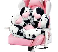 MOONBEEKI Cojín con Forma de Pata de Gato, cómoda Silla Kawaii, Cojines de Asiento de Felpa para Silla de Jugador, 28 x 24 Pulgadas, Bonito Asiento Kawaii para Regalo de niña, decoración de Comedor y