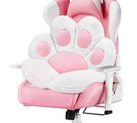 MOONBEEKI Cojín de Pata de Gato, cómodo cojín de Felpa Kawaii, Almohada Perezosa para Silla de Jugador, 28 x 24 Pulgadas, Acogedor Suelo, Lindo Asiento Kawaii para niña trabajadora, Regalo para