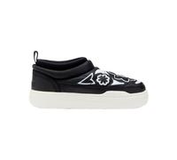 Moonboot - Pantuflas mujer - Moon Boot Park Soft Flower Black/White - Talla 37 - Negro Negro 37
