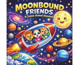 MOONBOUND FRIENDS: Children's Storybook| A Cosmic Animal Adventure| Adventure| Animals| Outter Space| Galaxy| Rocketship| For ages 3-7| 30 Pages| Size 8.5 x 8.5 (Childrens Books)