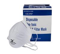 Mooncare Mascarilla FFP2 Cabeza, [Pack 20 Uds], [No Reutilizable], Certificada/Homologada,