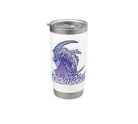 MoonChild Diosa Luna Púrpura Niño Triple Luna Vaso térmico de acero inoxidable de doble pared