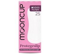 Mooncup® Protegeslips para flujo muy ligero, algodón orgánico ultra suave, 25 protectores