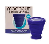 Mooncup® Recipiente Limpiador para Copa Menstrual, Plegable y Portátil, Se Puede Usar en el Microondas o Llenar con Agua y Agitar (Paquete de 1)