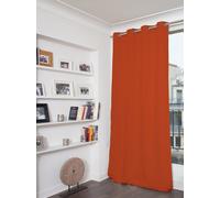 Moondream ThermActiv® 2en1 Invierno+Verano Cortina Térmica | Aislante Anti-Calor y Anti-Frío | Opaca | Tecnología Patentada Ollaos | Naranja MC374 | 140An x 260Al cm