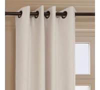 Moondream DecibelControl™ 3en1 Cortina Antirruido | Aislamiento Acústico | Térmico Invierno+Verano | 100% Opaca | Tecnología patentada | Fabricada en UE | Ollaos | Beige MC634 | 130An x 250Al cm