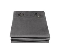 Moondream DecibelControl™ 3en1 Cortina Antirruido y Acústico | Térmico Invierno+Verano | 100% Opaca | Tecnología patentada | Fabricada en UE | Terciopelo | Ollaos | Gris MC09 | 130An x 260Al cm