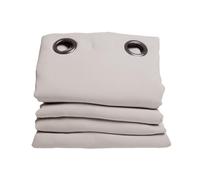 Moondream HM6902047 - Cortina Opaca acústico/térmica de algodón, 145 x 260 cm, algodón, Guijarro, 260x145 cm