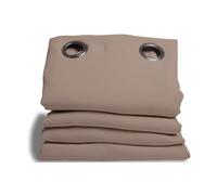 moondream HM6902047 - Cortina Opaca acústico/térmica de algodón, 145 x 260 cm, algodón, Pélican, 260x145 cm