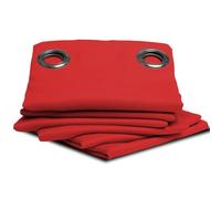 Moondream LumenControl™ Cortina Opaca | Protección Luz+Sol | Fabricado en UE | Ollaos | Rojo - Navidad | 140An x 260Al cm