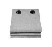 Moondream LumenControl™ Cortina Opaca Total | Protección Luz+Sol | 100% Opaca | Fabricada en UE | Ollaos | Gris MC733 | 130An x 260Al cm