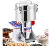 Moongiantgo 2500g Molino de Cereales Eléctrico con pantalla LED, Acero inoxidable & Motor Comercial 3600W 36000RPM, Molienda Ultrafina de Alta Velocidad 30S, para Cereales/Hierbas/Especias/Nuez