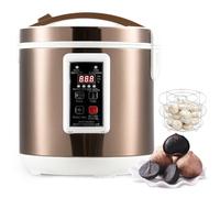 Moongiantgo 7.5L Fermentador de Ajo Negro, Olla Automática de Ajo, Natto, Yogur, Kimchi, Máquina Fermentadora de Vino, Cocedor de Ajo con Control Automático, Control de Tiempo y Temperatura, 220V
