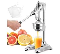 Moongiantgo Exprimidor De Cítricos Manual Comercial De Doble Modo, Exprimidor Profesional De Limón Con Palanca Sin Esfuerzo, Prensa Manual Ergonómica Para Naranjas, Granadas, Limones Y Sandías