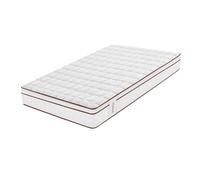 Moonia | Colchón Hybrid 25 cm Blanco | Multizonas de Confort | Tecnología Core Spring | Independencia de lechos | 90 x 190