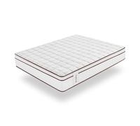 Moonia | Colchón Hybrid 30 cm Blanco | Multizonas de Confort | Tecnología Core Spring | Independencia de lechos | 140 x 200