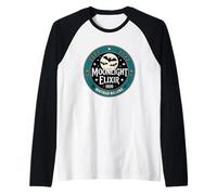 Moonlight Elixir Minthigh Hallowe 1920 Murciélagos Camiseta Manga Raglan