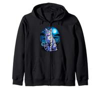 Moonlight Forest Egyptian Mau Cat Egyptian Maus Sudadera con Capucha