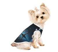 Moonlight in Dreams - Camisa para perro pequeño, suave y transpirable, para perros, gatos, niños, niñas, mascotas, adecuada para mascotas pequeñas