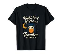 Moonlight Night Owl por Nature Teacher by Choice Camiseta