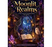 Moonlight Realms: A Fantasy Cozy Coloring Book for Adults