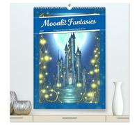 Moonlit Fantasies (High Quality Premium Wall Calendar 2026 DIN A2 portrait),CALVENDO 12 Month Wall Calendar: A Magical Journey through Digital AI Art