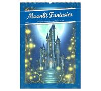 Moonlit Fantasies (Wall Calendar 2026 DIN A2 portrait), CALVENDO 12 Month Wall Calendar: A Magical Journey through Digital AI Art
