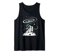 Moonlit Reader Astronauta Retro Space Book Lover Camiseta sin Mangas