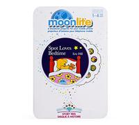 Moonlite 6047235 - Pack History Spot Adore Le Hora de Dormir - Proyector de historias para niños bebé - Efectos de sonido y luz - Educativo e interactivo - 1 a 7 años - Inspirado en libros cuentos