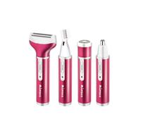 MOONMINI Bikini Trimmer, 4-in-1 Electric Shaver/Epilator for Women - Lady Shaver - Nose Trimmer - Eyebrow Trimmer