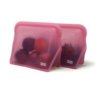 Moonmoon Bolsas de silicona para alimentos, bolsas reutilizables para congelador, almacenamiento de alimentos sin BPA para preparación de comidas y cocción por lotes, aptas para lavavajillas y