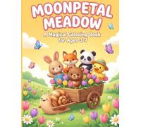 Moonpetal Meadow: A Magical Colouring Book of Baby Animals for Kids Ages 3-7 | 15 Big Bold Fairytale Scenes with Thick Easy Lines for Little Hands