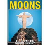 Moons Calendar 2026 - 2027: Live Inspired With Monthly Planner Jan 2026 To Dec 2027 Stunning Photos Us Holidays Great Gift Choice