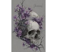 Moonshadow Reflection Journal: A Surreal and Gothic Notebook Featuring a Realistic Skull with Full Moon, Bats, Purple Sky, and Cherry Tree - Perfect for Writing, Reflection, and Creative Expression