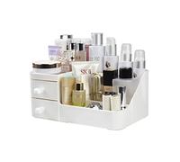 MoonSing Caja Para Cosméticos Organizador de Maquillaje con Gavetas Belleza Joyería Cajón De Almacenamiento de Tipo Escritorio Guardar Espacio para Tocador, Baño, Dormitorio