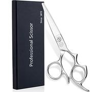 Moontay - Tijeras de corte de pelo de 5,5" con agujeros grandes para los dedos, tijeras de peluquero profesional, tijeras de corte de pelo de salón, tijeras de peluquería japonesas