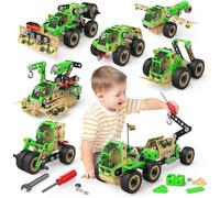MOONTOY Bloques de Construcción 229 Piezas, Juegos Educativos, Juguetes Montessori Stem Creatividad, Regalo para Niños 4-10 Años