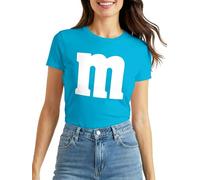 MoonWorks® - Camiseta para mujer, diseño de grupo M M turquesa. XL