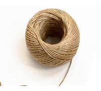 MoonyLI Cuerda de yute natural de 1 mm, 1,5 mm, 2 mm, 3 mm, 4 mm